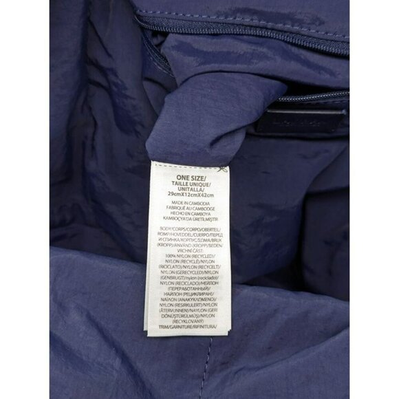 Lauren Ralph Lauren Nylon Medium Stevie Backpack Refined Navy (MSRP $275) main image 6